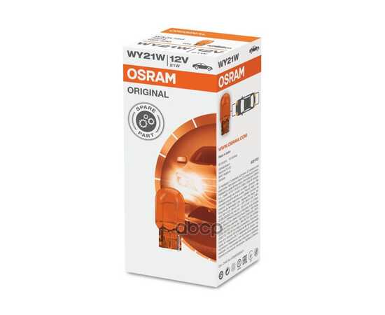 Купить ЛАМПА 12V WY21W 21W WX3X16D OSRAM ORIGINAL LINE 1 ШТ. КАРТОН 7504