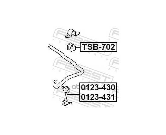 Купить ТЯГА СТАБИЛИЗАТОРА ПЕРЕДН ЛЕВАЯ TOYOTA CORONA 97-03 0123-430