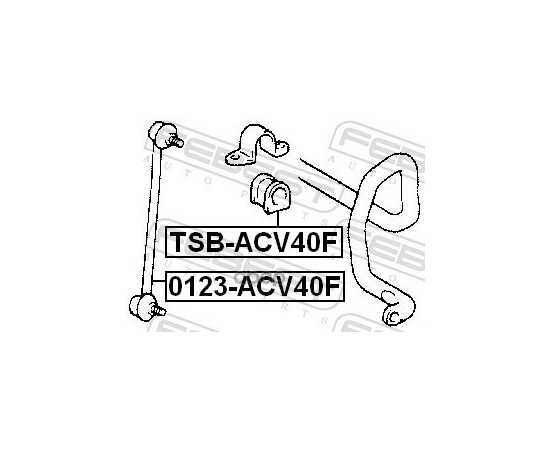 Купить ТЯГА СТАБИЛИЗАТОРА ПРЕДНЯЯ TOYOTA CAMRY ACV40/GSV40 2006-2011 0123-ACV40F