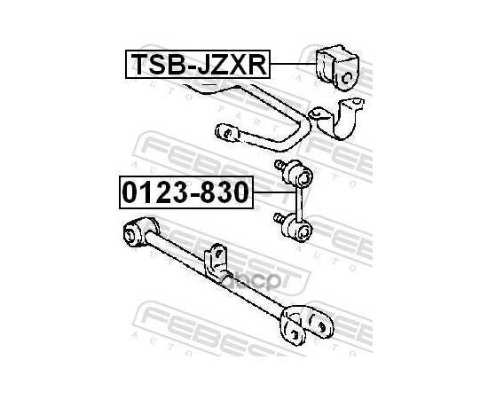 Купить ТЯГА СТАБИЛИЗАТОРА ЗАДНЯЯ TOYOTA MARK 2 92-00 0123-830