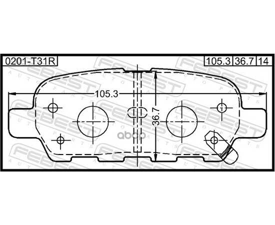 Купить КОЛОДКИ ЗАДНИЕ NISSAN PRIMERA P12 0201-T31R