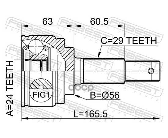 Купить ШРУС ВНЕШНИЙ NISSAN TEANA J31 200­3.02-2008.06 0210-B30