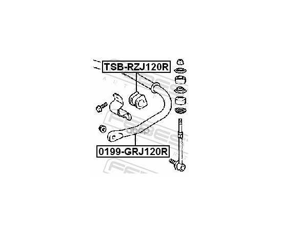 Купить СТАБИЛИЗАТОР ЗАДНИЙ TOYOTA LAND CRUISER PRADO 120 2002.09-2009.08 0199-GRJ120R