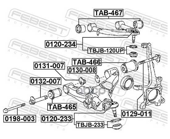 Купить БОЛТ КРЕПЛЕНИЯ НИЖН РЫЧАГА ПЕРЕДН ПОДВЕСКИ TOYOTA LAND CRUISER 200 07- 0198-003