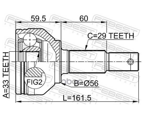 Купить ШРУС ВНЕШНИЙ NISSAN QASHQAI J10E 2006-2013 0210-J1016