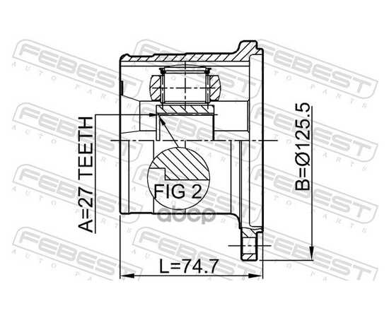 Купить ШРУС ВНУТРЕННИЙ NISSAN TERRANO 95-03 0211-WD21