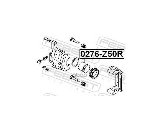 Купить ПОРШЕНЬ ЗАДН СУППОРТА NISSAN MURANO Z50 2002-2007 0276-Z50R