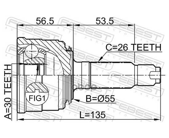 Купить ШРУС ВНЕШНИЙ HONDA INTEGRA DC1/DC2/DB6-DB9 (93-00) 0310-024