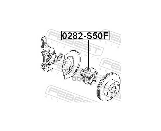 Купить СТУПИЦА ПЕРЕДНЯЯ NISSAN FUGA Y50 2004-2009 0282-S50F