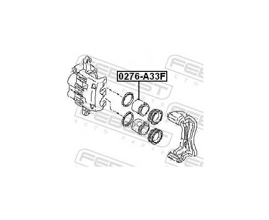 Купить ПОРШЕНЬ СУППОРТА ТОРМОЗНОГО ПЕРЕДНЕГО FORD RANGER/MAZDA BT-50 FEBEST 0276-A33F