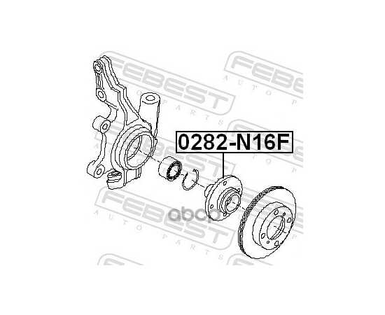 Купить СТУПИЦА ПЕРЕДНЯЯ NISSAN AD VAN/WINGROAD Y11 1999-2004 0282-N16F