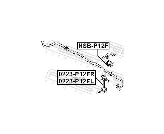 Купить ТЯГА СТАБИЛИЗАТОРА 0223-P12FR