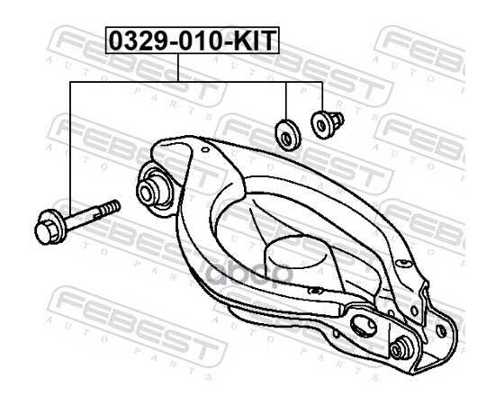 Купить БОЛТ С ЭКСЦЕНТРИКОМ РЕМКОМПЛЕКТ HONDA PILOT YF4 2009-2015 0329-010-KIT