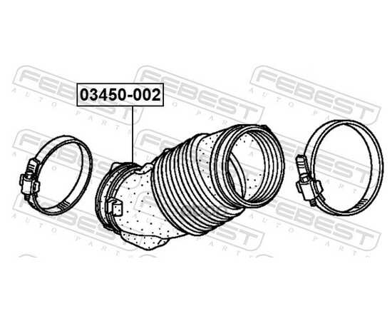 Купить ПАТРУБОК ВОЗД ФИЛЬТРА HONDA PILOT YF4 2009- 03450-002