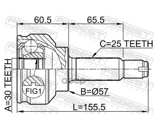 Купить ШРУС ВНЕШНИЙ MITSUBISHI LANCER CS 2000-2009 0410-CS3A