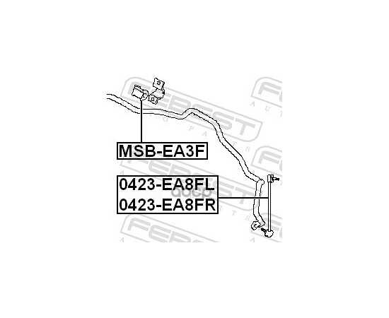 Купить ТЯГА СТАБИЛИЗАТОРА ПЕРЕДН ПРАВАЯ MITSUBISHI GALANT EA3A/EA8A USA 1996-2003 0423-EA8FR