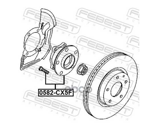 Купить СТУПИЦА В СБОРЕ ПЕРЕДНЯЯ MAZDA CX-5 0582-CX5F