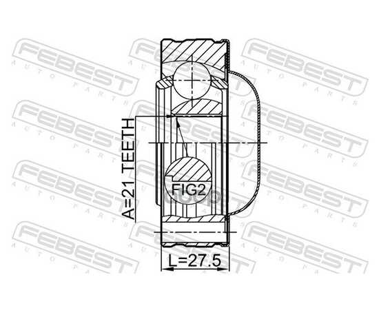 Купить ШРУС КАРДАННОГО ВАЛА SUZUKI GRAND VITARA 2006-2014 0711-JB420SHA