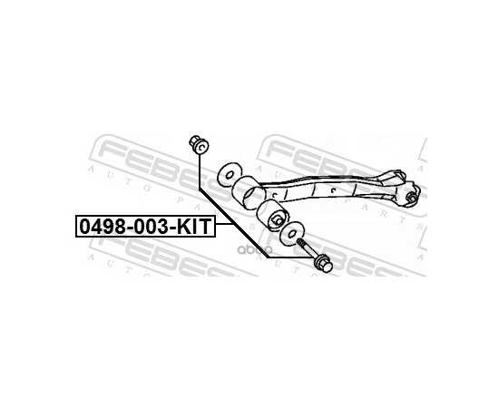 Купить БОЛТ КРЕПЛЕНИЯ ПОДВЕСКИ РЕМКОМПЛЕКТ MITSUBISHI PAJERO V98W 2006- 0498-003-KIT