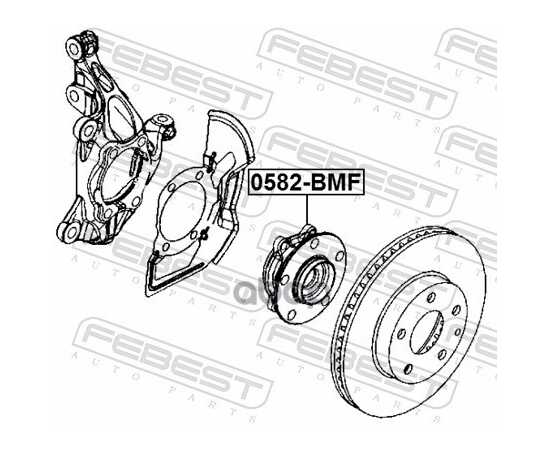 Купить СТУПИЦА ПЕРЕДНЯЯ MAZDA 3 BM 2013-2015 FEBEST 0582-BMF