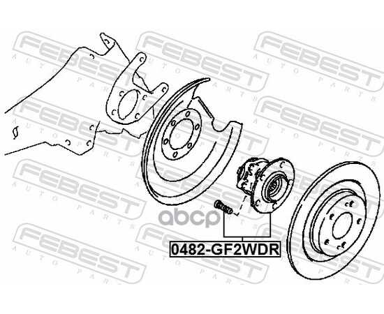 Купить СТУПИЦА ЗАДНЯЯ MITSUBISHI ASX GA# 2010- 0482-GF2WDR