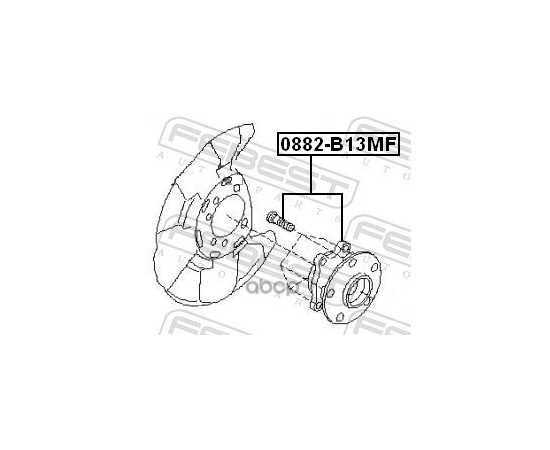 Купить СТУПИЦА В СБОРЕ ПЕРЕДНЯЯ SUBARU LEGASY B13/B14 03- 0882-B13MF