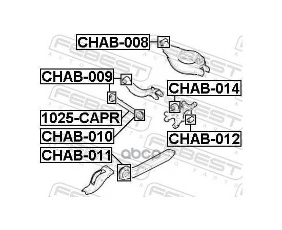 Купить РЫЧАГ ПОДВЕСКИ 1025-CAPR