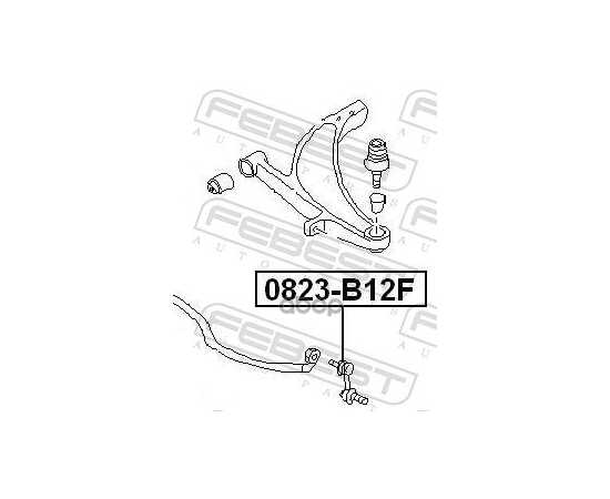 Купить ТЯГА СТАБИЛИЗАТОРА ПЕРЕДНЯЯ SUBARU LEGACY B12 1998-2003 0823-B12F