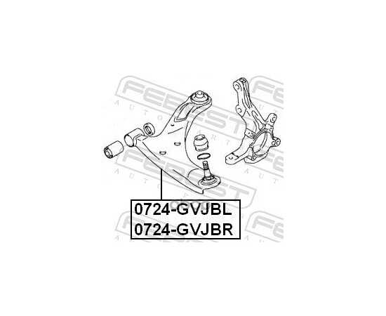 Купить РЫЧАГ ПРАВЫЙ SUZUKI GRAND VITARA/ESCUDO JB416/JB420/JB627 2006-2014 0724-GVJBR