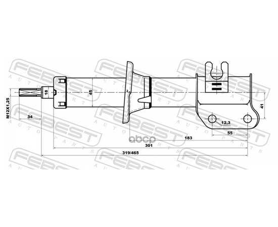 Купить АМОРТИЗАТОР ПЕРЕДН ПРАВЫЙ CHEVROLET MATIZ/SPARK (M100) 1998-2005 10667899FR