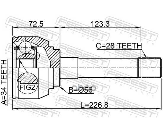 Купить ШРУС ВНЕШНИЙ HYUNDAI H-1 2001- 1210-H1