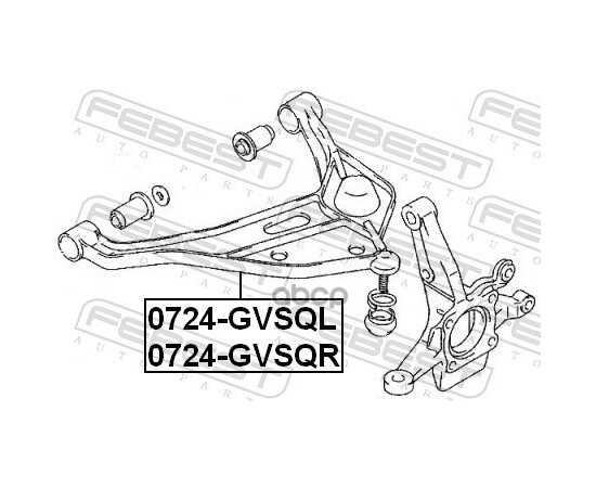 Купить РЫЧАГ ПЕРЕДНИЙ L SUZUKI GRAND VITARA/ESCUDO 1998-2006 FEBEST 0724-GVSQL