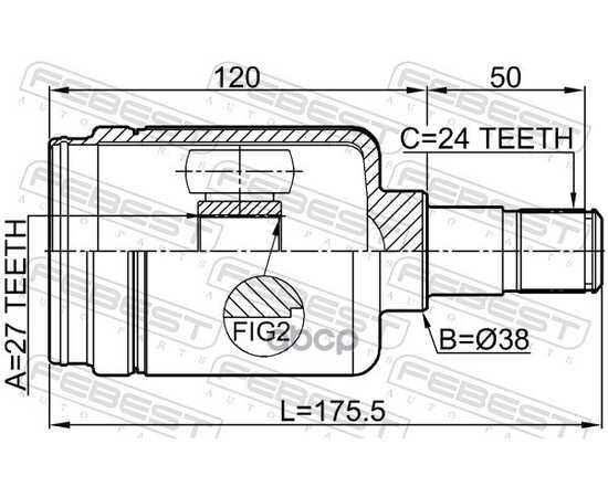 Купить ШРУС ВНУТР ПРАВЫЙ MERCEDES W211 2.0-5.0 1611-211RH