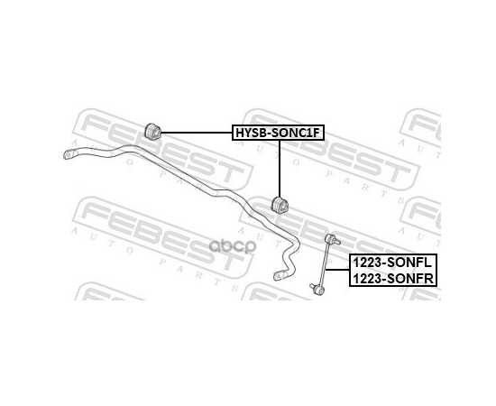 Купить ТЯГА СТАБИЛИЗАТОРА ПЕРЕДН ПРАВАЯ HYUNDAI SONATA 14-, KIA OPTIMA 15-, K5 1223-SONFR