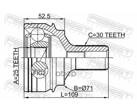 Купить ШРУС ВНЕШНИЙ MERCEDES W212, W221, W222 4-MATIC 1610-221