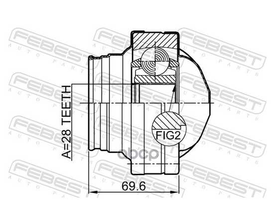 Купить ШРУС ВНУТРЕННИЙ MERCEDES VITO/VIANO 639 2003-2014 1611-639