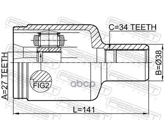 Купить ШРУС ВНУТР ЛЕВЫЙ MERCEDES BENZ E-CLASS 212 4 MATIC 2008-2013 1611-221FLH