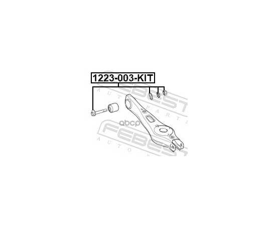 Купить БОЛТ С ЭКСЦЕНТРИКОМ РЕМКОМПЛЕКТ HYUNDAI IX55 07 2007-2013 FEBEST 1229-003-KIT