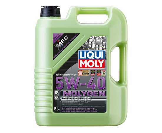 Купить НС-СИНТ. МОТ.МАСЛО MOLYGEN NEW GENERATION 5W-40 (5Л) (9055) 8536