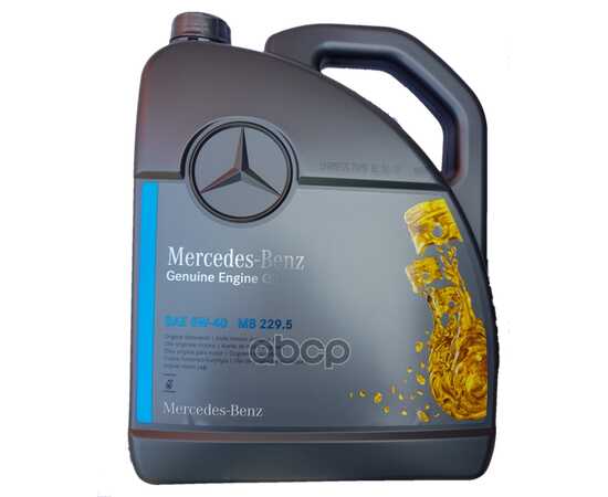 Купить МАСЛО МОТОРНОЕ MERCEDES-BENZ MB 229.5 5W-40 5 Л A000 989 63 08 13 AAEE