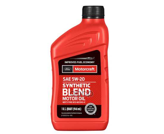 Купить МАСЛО МОТОРНОЕ FORD MOTORCRAFT PREMIUM SYNTHETIC BLEND MOTOR OIL 5W-20 1Л (XO5W20QSP) XO5W20Q1SP