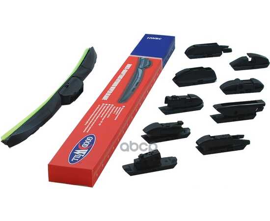 Купить ЩЕТКА СТЕКЛООЧИСТИТЕЛЯ 400 ММ ГИБРИДНАЯ 1 ШТ GOODWILL MULTI-ADAPTERS HYBRID WIPER BLADE HWBC 16