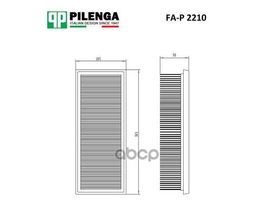 Купить ФИЛЬТР ВОЗДУШНЫЙ AUDI/SEAT/SKODA OCTAVIA /VW POLO IV,  GOLF IV FA-P2210