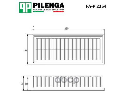 Купить ФИЛЬТР ВОЗДУШНЫЙ, AUDI FA-P2254