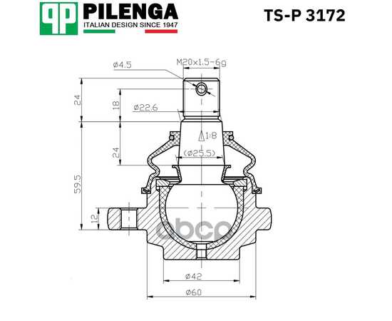 Купить ОПОРА ШАРОВАЯ НИЖНЯЯ ГАЗ 2217 TS-P3172