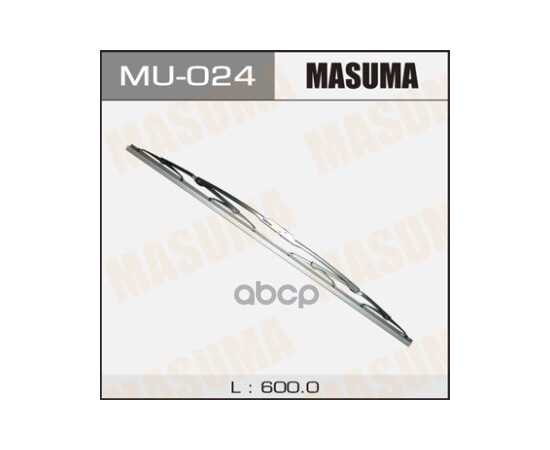 Купить ЩЕТКА СТЕКЛООЧИСТИТЕЛЯ 600 ММ КАРКАСНАЯ 1 ШТ MASUMA FLAT WIPER BLADE MU-024