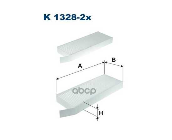 Купить ФИЛЬТР САЛОНА (УПАК.2ШТ.) PEUGEOT 308 II FILTRON K1328-2X