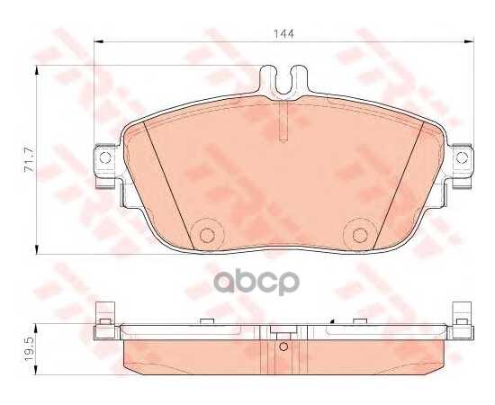 Купить КОЛОДКИ ПЕРЕДНИЕ MB A-CLASS III (W176)/GLA(X156)/B-CLASS II (W246) ZF RUSSIA GDB1932 ZFR