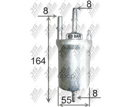 Купить ФИЛЬТР ТОПЛИВНЫЙ  VOLKSWAGEN POLO 1,2 2007 - 2009  SKODA FABIA 1,2 2001 -  FS0061