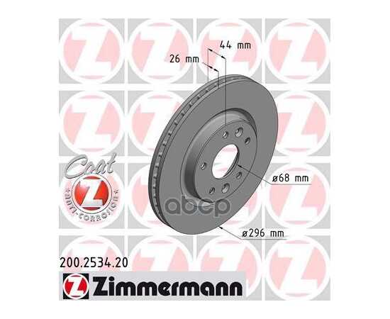 Купить ДИСК ТОРМОЗНОЙ ПЕРЕДНИЙ NISSAN QASHQAI J11 2013->/X-TRAIL T32 2013-> ZIMMERMANN 200253420